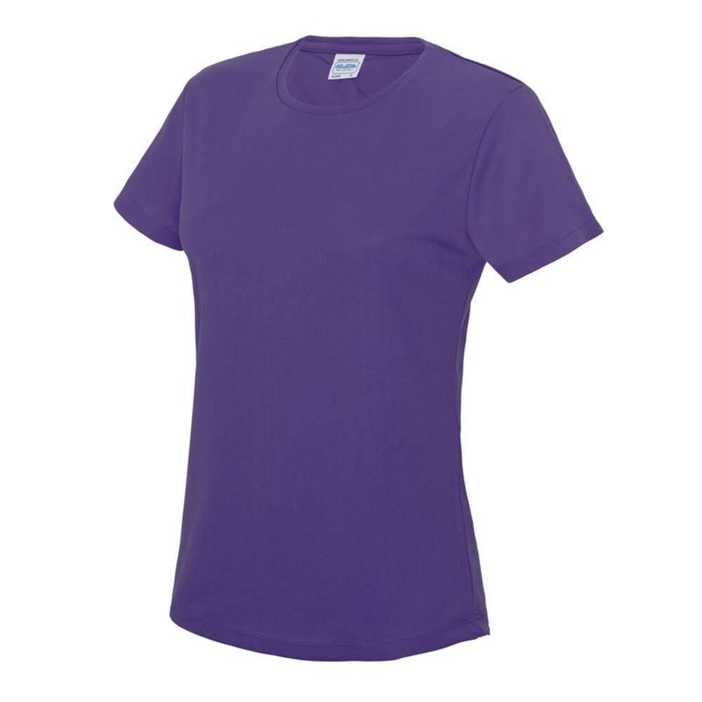 Just Cool Womens/Ladies Sports Plain T-Shirt / Purple